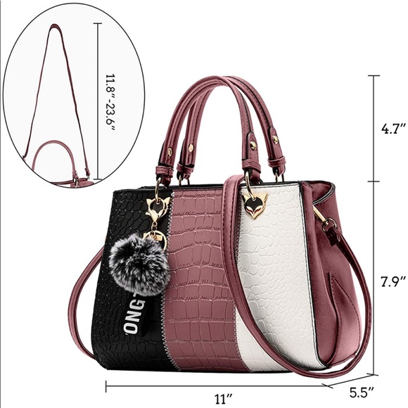 Leather Crocodile Purse and Handbag - Picture 3 of 3